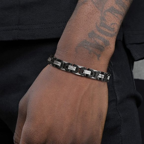 Bikers Bracelet Chain Set